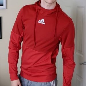 Men's Red Adidas Hoodie